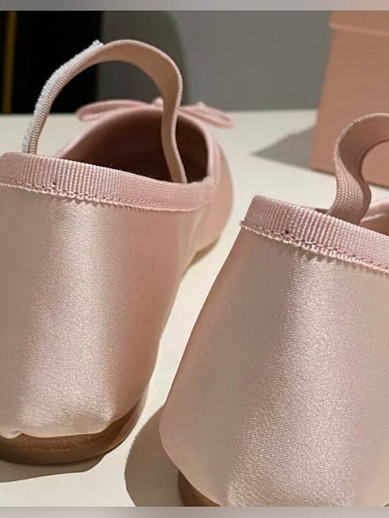 Orchid Pink Satin Ballerinas | Miu Miu - United States Miu Miu Pink Satin Mary Jane Flats